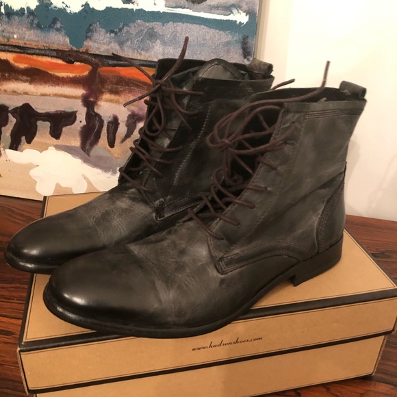 H by Hudson Swathmore black boots - Picture 2 of 8